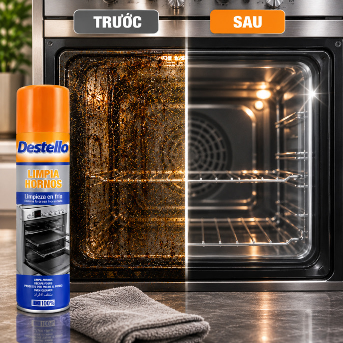 Xịt tẩy lò nướng Destello